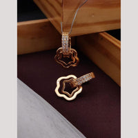 Akruti Collection Royal Austrian Stone Stud Earrings