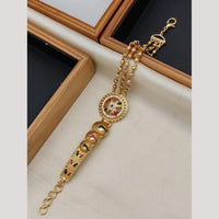 Akruti Collection Traditional Austrian Stone And Meenakari Bracelet