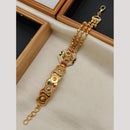Akruti Collection Traditional Austrian Stone And Meenakari Bracelet