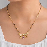 Akruti Collection Classic Austrian Stone Designer Mangalsutra