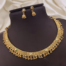 Akruti Collection Designer Pota Stone And Pearl Necklace Set
