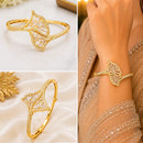 Akruti Collection Elegant Austrian Stone Openable Bracelet