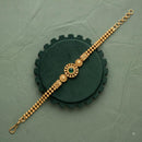 Akruti Collection Royal Pota Stone And Pearl Adjustable Bracelet
