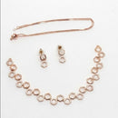 Akruti Collection Antique Finish Austrian Stone Necklace Set