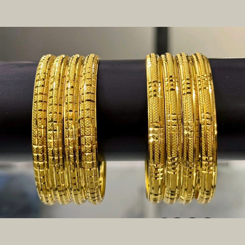 Star Bangles Designer Gold-Tone Bangles Set for Women (Assorted Desing)