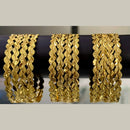 Star Bangles Designer Gold-Tone Bangles Set for Women