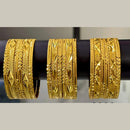 Star Bangles Designer Gold-Tone Bangles Set for Women (Assorted Desing)