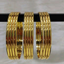 Star Bangles Designer Gold-Tone Bangles Set for Women (Assorted Desing)