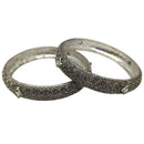 Amity Arts Oxidised Plated Kundan Stone Bangles Set  (2 Piece Only)
