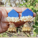 Shrijicreation Handmade Pearl Jhumki Earrings