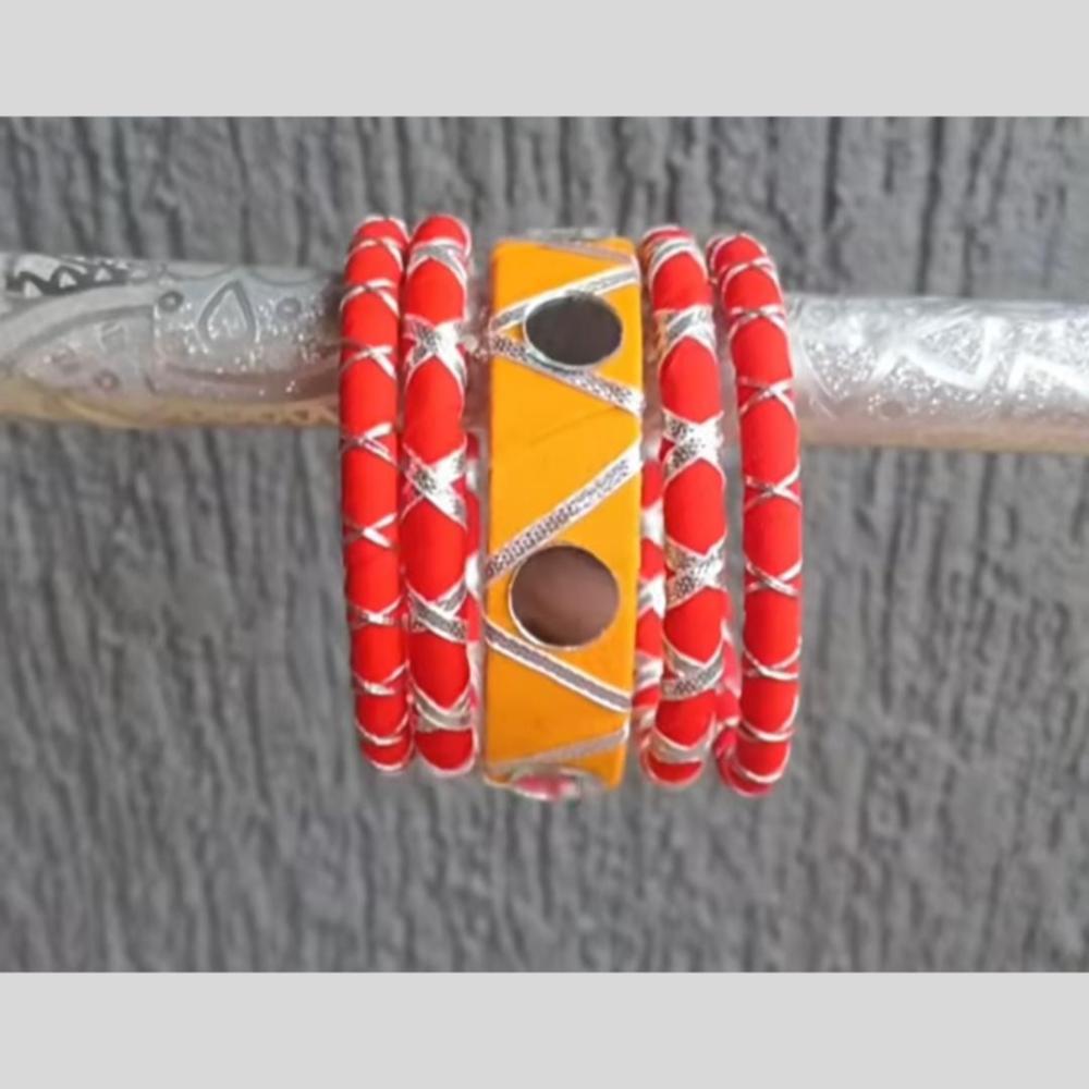 Shrijicreation Grace In Threads Premimum Handmade Bangle Set