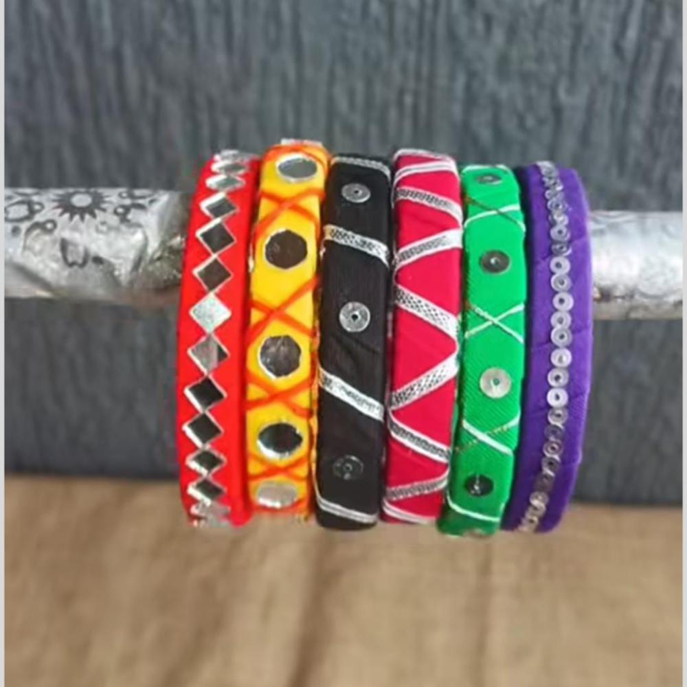 Shrijicreation Grace In Threads Premimum Handmade Bangle Set