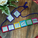Shrijicreation Boho Reflections Mirror Choker Necklace Set