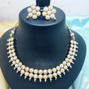 Palak Art Gold Plated Pota Stone Choker Necklace Set