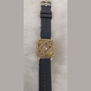 Palak Art Gold Plated Austrian Stone  Wrist Watch Style Belt Bracelet