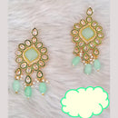 Palak Art  Gold Plated Crystal Stone Dangler Earrings