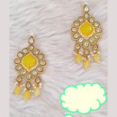 Palak Art  Gold Plated Crystal Stone Dangler Earrings