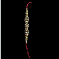Palak Art Austrian Stone And Pearl Rakhi (Pack of 3)