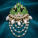Plak Art Kundan Stone And Pearl Designer Hair Accessories
