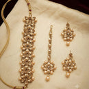 Palak Art Designer Crytsal Stone And Beads Choker Necklace Set