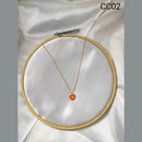 Adornment By Siddhi Gold Plated Pendant Set (Pack Of 6)