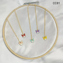 Adornment By Siddhi Gold Plated Pendant Set (Pack Of 6)