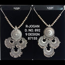 R Jogan Oxidised Plated Assorted Design Long Necklace