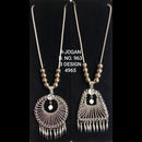 R Jogan Oxidised Plated Assorted Design Long Necklace