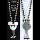 R Jogan Oxidised Plated Assorted Design Long Necklace