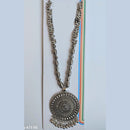 R Jogan Oxidised Plated Necklace