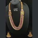 Kala Creation Copper Gold Plated Long Necklace Set