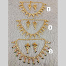Star India Gold Plated Pearl Necklace Set