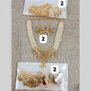 Star India Gold Plated Pearl Necklace Set