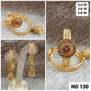 Star India Gold Plated Pota Stone Bangles Set