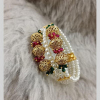 Star India Gold Plated Pearl Bracelet