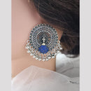 Exotica Collection Oxidised Plated  Austrain Stone Dangler Earrings