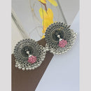 Exotica Collection Oxidised Plated  Austrain Stone Dangler Earrings