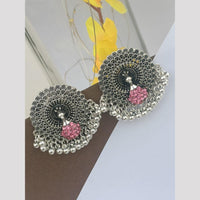 Exotica Collection Oxidised Plated  Austrain Stone Dangler Earrings