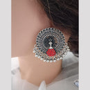 Exotica Collection Oxidised Plated  Austrain Stone Dangler Earrings