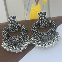 Exotica Collection Designer Oxidised Plated Dangler Earrings