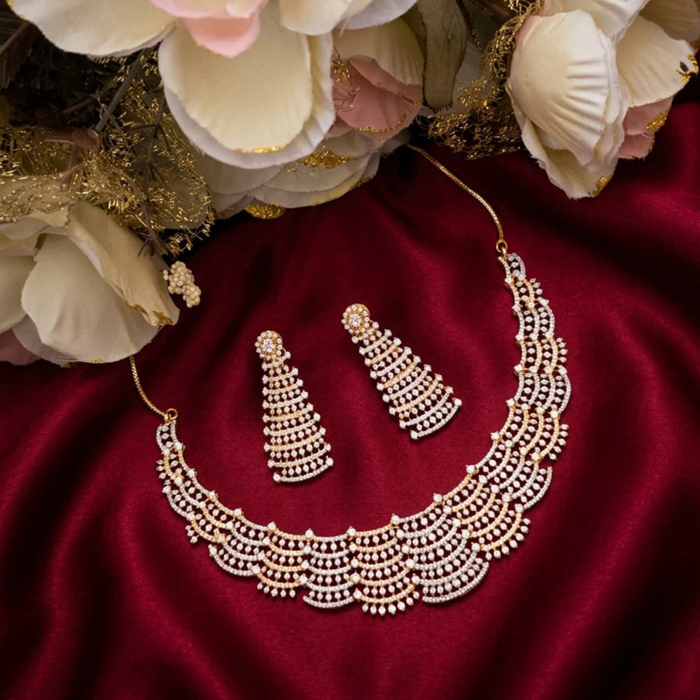 Exotica Collection Classic Shine Austrian Stone Necklace Set