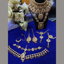 Exotica Collection Fancy Kundan Stone And Pearl Bridal Set