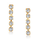 Urthn Austrian Stone Gold Plated Necklace Set With Bracelet (Pack Of 6)