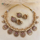 Jewel Addiction  Designer Pota Stone and Pearl Elegant Necklace Set (Copy)