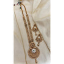Jewel Addiction Ethnic Pota Stone Long Necklace Set 