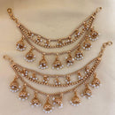 Jewel Addiction Traditional Copper Finish Pearl Multi Layer Kan Chain