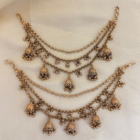 Jewel Addiction Traditional Copper Finish Pearl Multi Layer Kan Chain