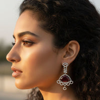 Jewel Addiction Glamorous American Diamond Dangler Earrings