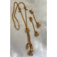 Jewel Addiction Designer Pearl Statement Long Necklace Set