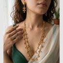 Jewel Addiction Premium Pearl Long Necklace Set